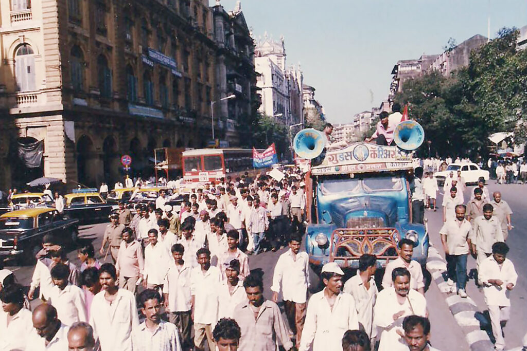 Protest march for pavement dweller rights - YUVA