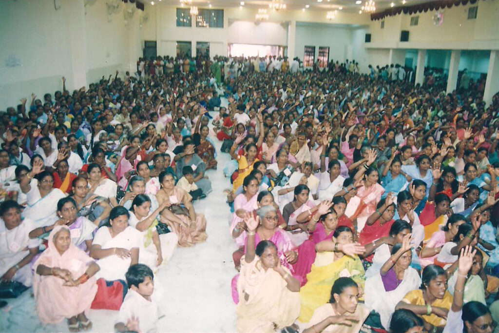 Women participate in an event by Mahila Vikas Parishad - YUVA