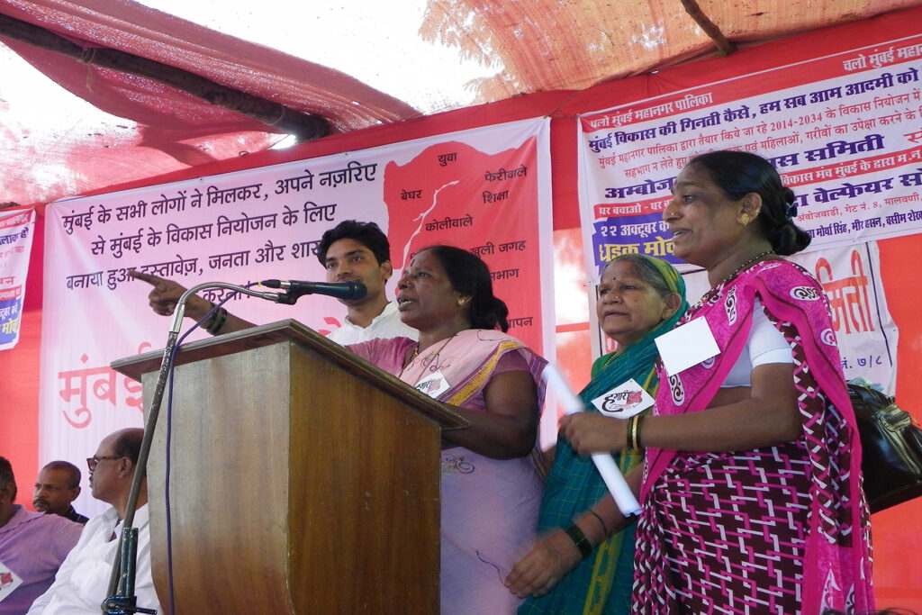 Community women leaders speak at Hamara Shehar Mumbai Abhiyan - YUVA